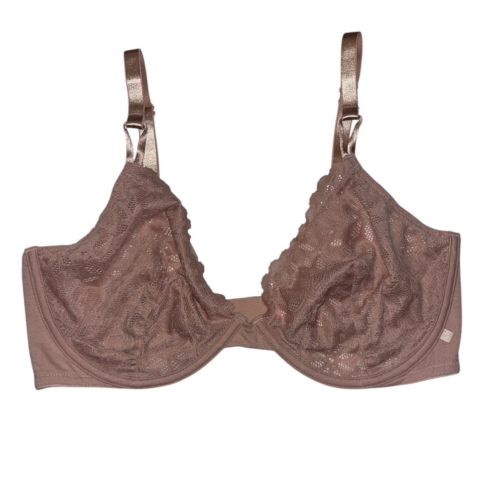 Victorias Secret Bra Unlined Demi Lace Underwire 38DD